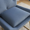Stylish Accent Chair for Living Room Velvet Armchair Occasional Tub Chairs Blue