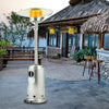 5KW-13KW Outdoor Gas Patio Heater Free Standing with Wheels Stainless Steel