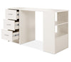 Large Computer Desk With Shelves & Drawers PC Writing Study Table Home Office