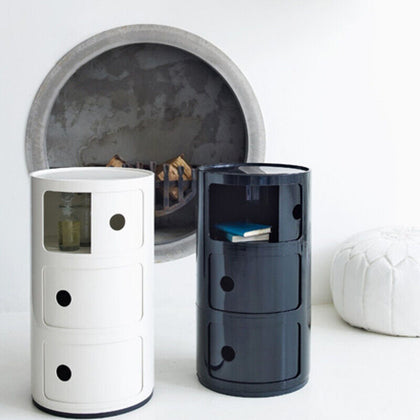 Corner Storage Cabinet Table Side End Stand Bedroom Bedside Storage Furniture