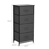 Fabric Chest of 2/3/4/5/7/8 Drawers Cabinet Bedside Table Organiser Storage Unit