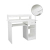 Modern White Computer Desk Drawer Laptop PC Table Home Office Workstation UK