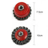4pcs Twist Knot Semi Flat Wire Wheel Cup Brush Set Kit For 115mm Angle Kits UK