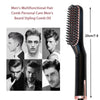 3in1 Electric Beard Hair Straightener Comb Brush Multifunctiona