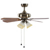 42inch LED Ornate Ceiling Fan with Light W/Pull Switch 3 Speed Levels Furniture