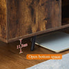 TV Unit Cabinet TV Stand Wood Metal Frame Industrial Living room Media Storage