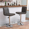 1/2/4/6x Bar Stools Gas Lift Swivel Faux Leather Kitchen Breakfast Counter Salon