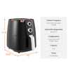 Air Fryer 3.8L /5L/ 6.5L 1450W Oven Cooker Oil Free Low Fat Digital Kitchen