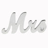 Wooden Standing Silver Mr and Mrs Letters SignTable Wedding Decorations UK