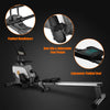 8 Level Magnetic Resistance Rowing Machine Folding Rower LCD Cardio Exercise NS