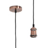 Hot Light Pendant Fitting Ceiling Rose E27 Suspension Set 5 Colours Light Base