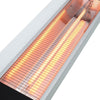Aluminium Wall Mount Patio Heater Ajustable Power Infrared Outside Garden Warmer
