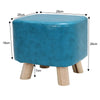 Small Square PU Leather Footstool Pouffe Coffee Table Seat Kids Chair Stool 28CM