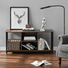 Industrial TV Entertainment Stand TV Cabinet Living Room Side Table with Shelves
