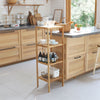 Bamboo 4 Tier Storage Shelving Unit Shoe Rack Bookshelf Freestanding Plant Stand