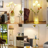 Modern Illumination Floor Lamp w/ Shelves LED Hanging Lamp Shade Corner Standing