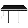 Manual Retractable Awning with 3.5x2.5 m Anthracite O9Q2