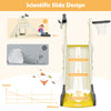 6-In-1 Large Slide for Kids Toddler’s Climber Slide Playset with Basketball Hoop