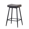 2/4PCS Bar Stools Breakfast Stool Kitchen Bar High Chairs Velvet Seat Metal Legs