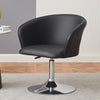 Faux Leather Salon Chair Bar Stool Hair Beauty Barber Chair Black Adjustable