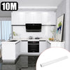 10M Gloss White Vinyl Film Self Adhesive Kitchen Cabinet Cupboard Door Stickers