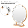 Smart Fill Light HD Cosmetic Mirror LED Light Illuminated Golden Makeup Mirror