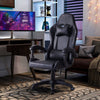 Faux Leather Racing Gaming Chair Swivel Office Gamer Desk Chair Adjustable New