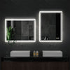 Anti Fog Lighted Bathroom Mirror Dimmable LED For Easy Makeup Shave Face Care