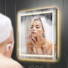 80/90cm LED Bathroom Anti-fog Mirror Front Make-up Wall Light Toilet Vanity Lamp