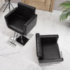 Adjustable Salon Barber Chair Height 360° Swivel Hairdressing Chair Hair Salon