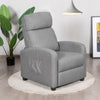 Modern Upholstered Recliner Armchair Sofa Lounge Chair Adjustable Backrest Home