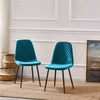 Dining Chairs 2/4/6pcs Modern Suede/Velvet Back Sturdy metal Legs Office/Cafe