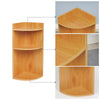 3 Tier Table Corner Shelf Bookshelf Storage Unit Corner Bookcase Space Saving