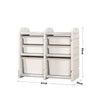 Kids Children's Playroom Toy Storage Cabinet Bookcase Removable Chest Drawer Box
