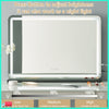 80 x 55cm Large Hollywood Vanity Desk Mirror with Dimmable LED Lighted Tabletop