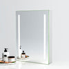 600x450mm Illuminated LED Bathroom Mirror Cabinet W/Shaver Socket Light Demister