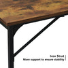 Rustic Brown Home Office Desk Computer Table Study Laptop PC Writing Workstation
