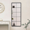 Rectangle Metal Frame Window Style Mirror Bedroom Garden Hallway Wall Decoration