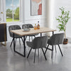 2 Swivel Velvet Dining Chairs Rotatable Metal Legs Kitchen Chairs CLIPOP Modern