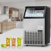 Ice Maker Machine Stainless Steel Ice Cube Maker Self-Cleaning Ice Machine