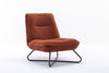 Modern Lounge Chair Sleeper Sofa Living Room Cinema Armless Chair Brown