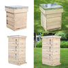 Wooden Langstroth Beehive Honey Bee Hive Frames House Pro Beekeeper Tool Kits UK