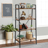 Hoffree Cube 6 Tier Tall Wood Bookcase Shelf Shelving Display Storage Unit 180cm