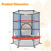 5.5FT Trampoline Safety Net Enclosure Children Kids Jumper Indoor Outdoor Play