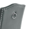Grey Accent Kitchen Side Dining Chairs Velvet Nailhead Trim Decor Knocker Back