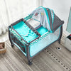 Foldable Baby Travel Cot Crib Bed with Infant Changing Table Playpen Mattress
