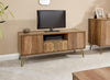 Tv Unit Stand Cabinet Cupboard Mango Media Entertainment 1-Drawer Storage Table
