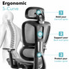 Ergonomic Office Chair Swivel Adjustable Mesh Computer Desk Chair Study Home