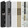 Bathroom Tallboy Cabinet Storage Cupboard Unit Freestanding with Door Shelves