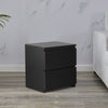 Wood Bedside Cabinet Chest of Drawers Side End Table With Drawers Black White